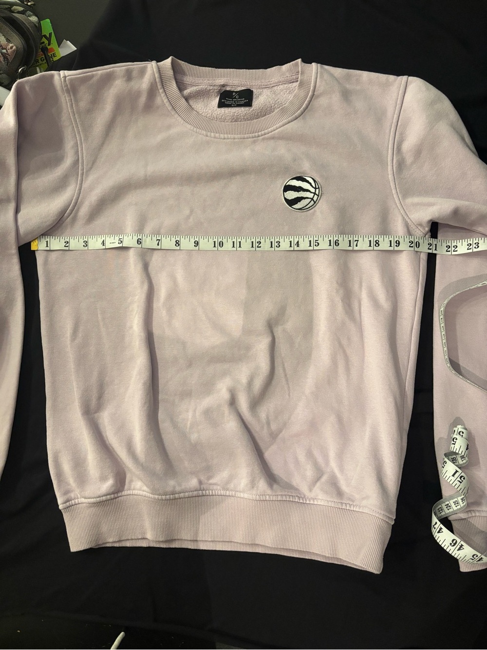 PEACE COLLECTIVE
Toronto Raptors Lavender men Crewneck Sweatshirt SMALL